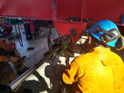 BARRENADO DE SOPORTE DE EJE BALANCIN